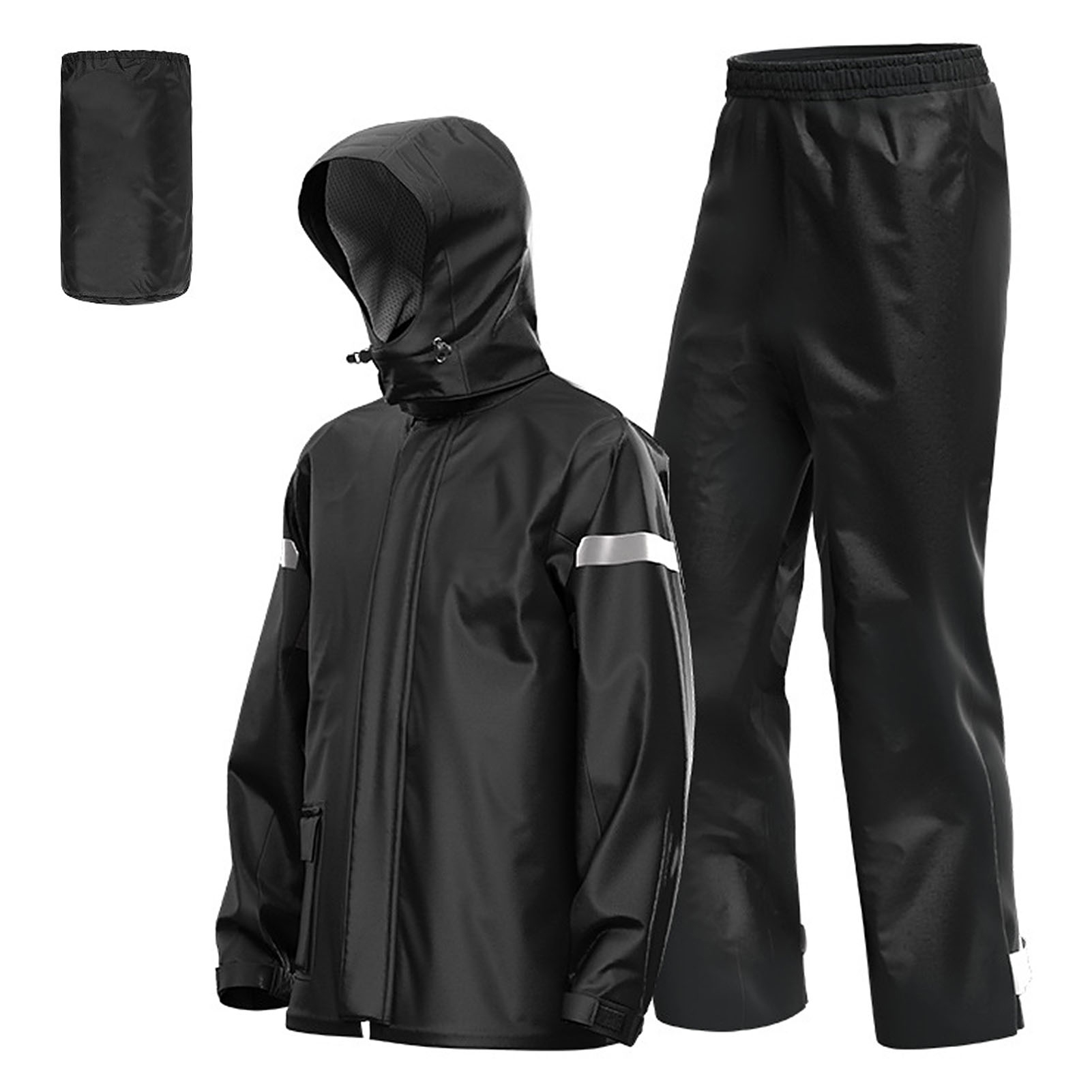 Motorcycle Gear Jacket And Pants - Men Motorcycle Rain Suit Outdoor Reflective