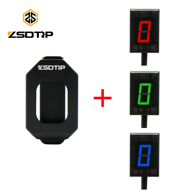 Motorcycle Gear Display - ZSDTRP 6 Speed Universal Motorcycle Digital