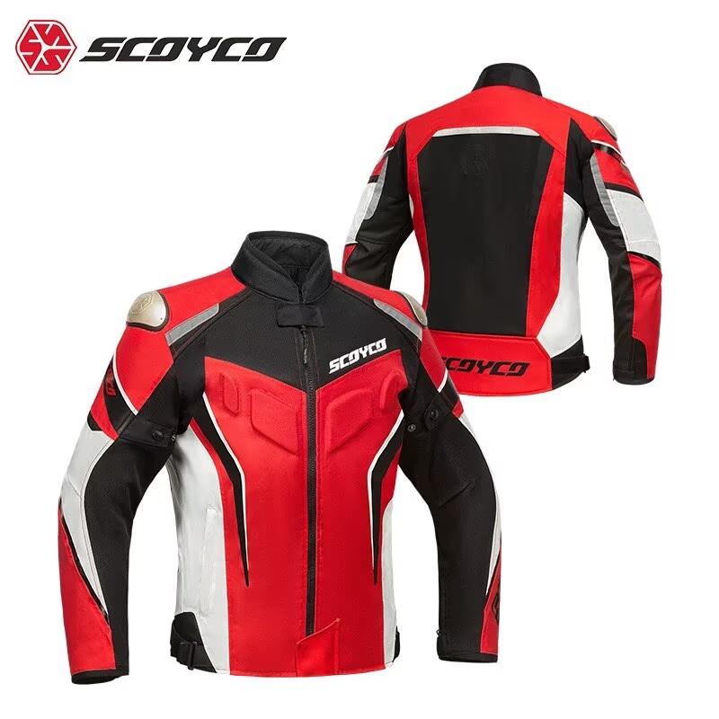 Motorcycle Gear Jacket And Pants - SCOYCO Summer Ventilated Mesh CE Motorcycle