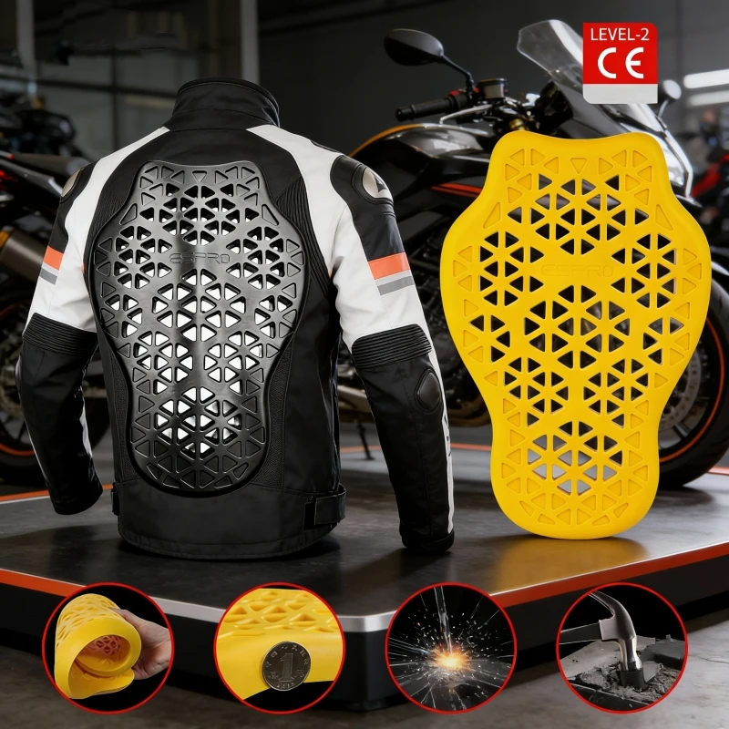 Motorcycle Gear For Women - Motorcycle Protective Gear Set: Back, Shoulder,