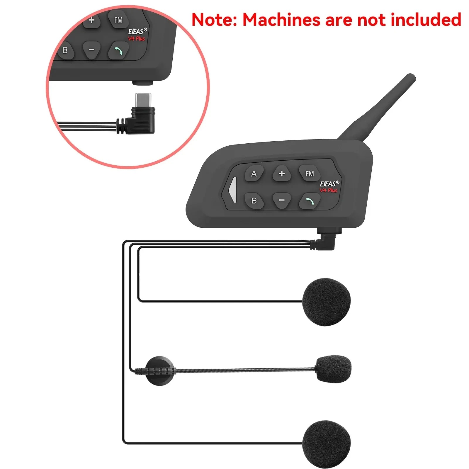EJEAS V6 PRO /V4 PLUS Motorcyc - đánh giá và giá Intercom Headset Helmet