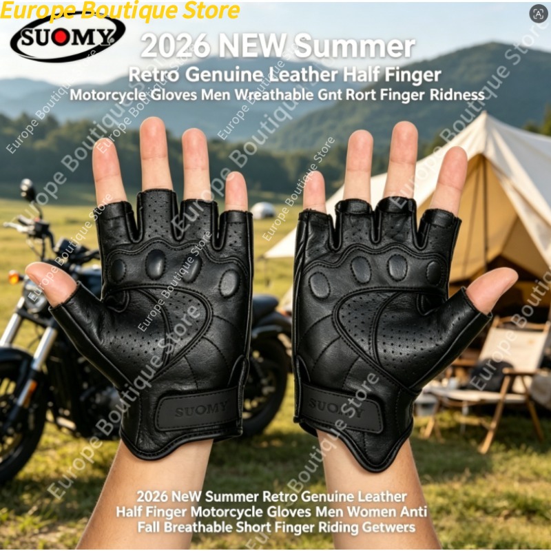 Retro Half Finger Motorcycle G - đánh giá và giá Motorcycle Gear For Women
