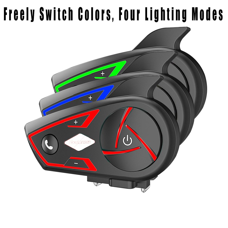 2026 New Houtonsen S3 RGB Tri  - đánh giá và giá Intercom Headset Helmet