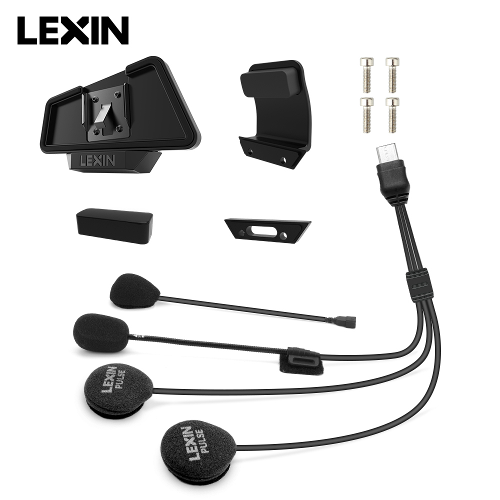 LEXIN-MeshCom Mesh Intercom 40 - đánh giá và giá Intercom Headset Helmet