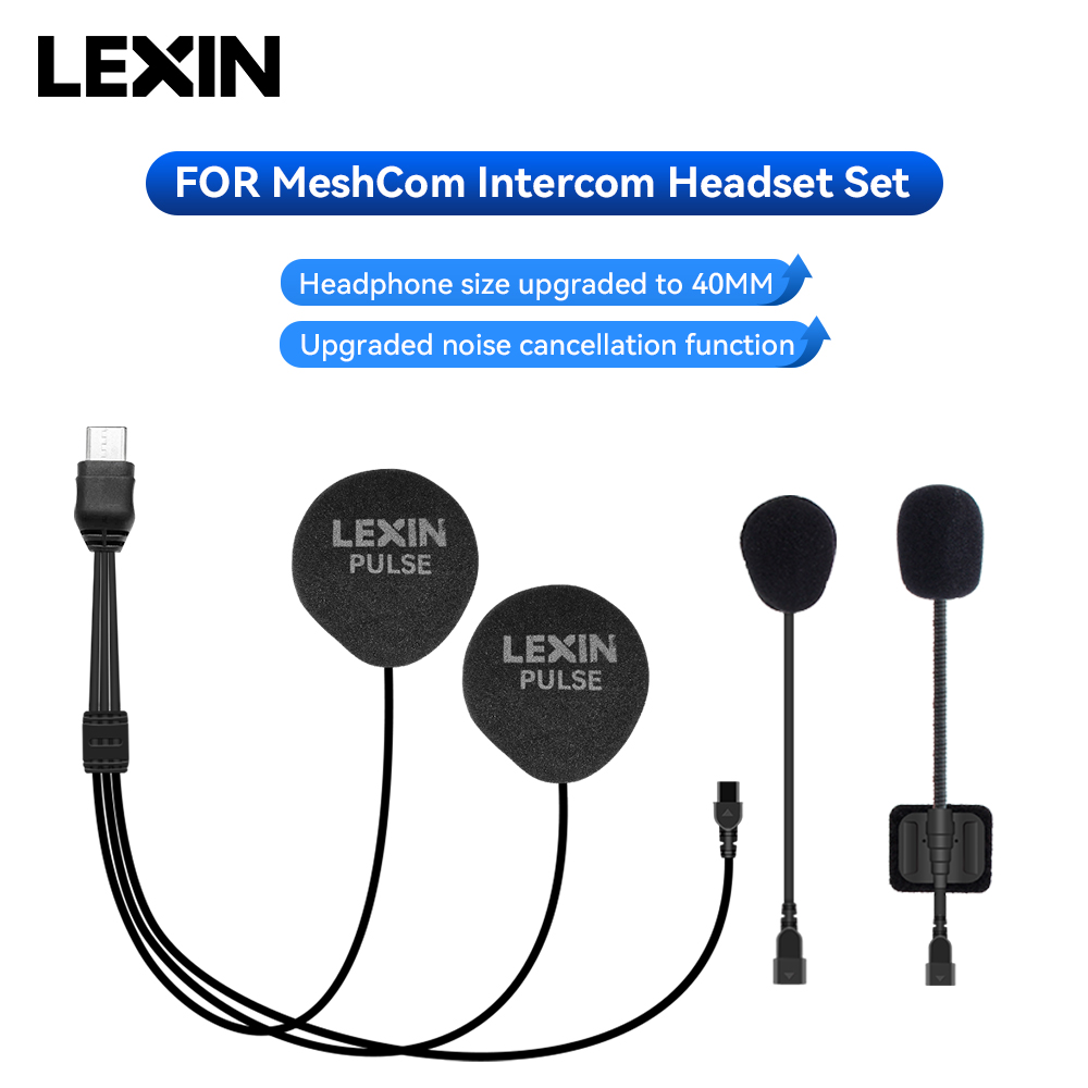 LEXIN-MeshCom Mesh Intercom 40 - đánh giá và giá Intercom Headset Helmet