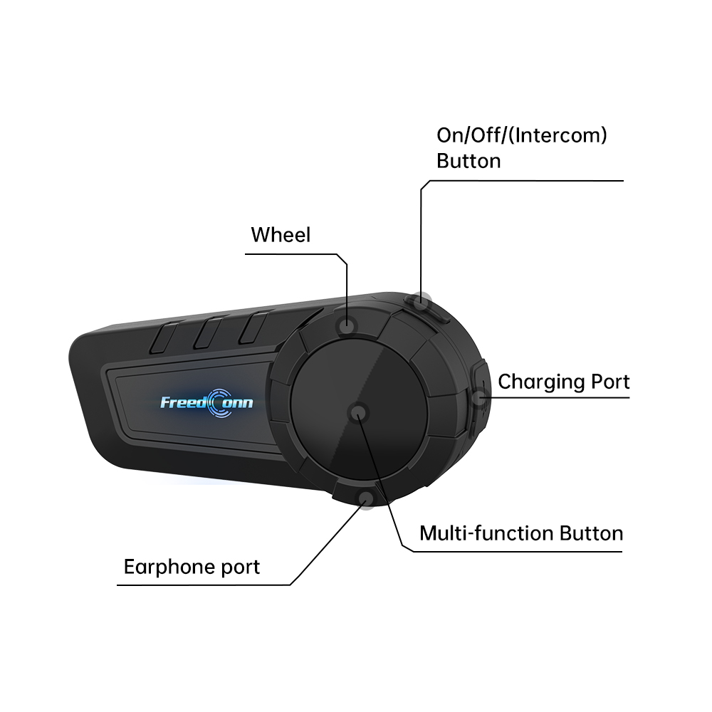 FreedConn KY PRO Motorcycle He - đánh giá và giá Intercom Headset Helmet