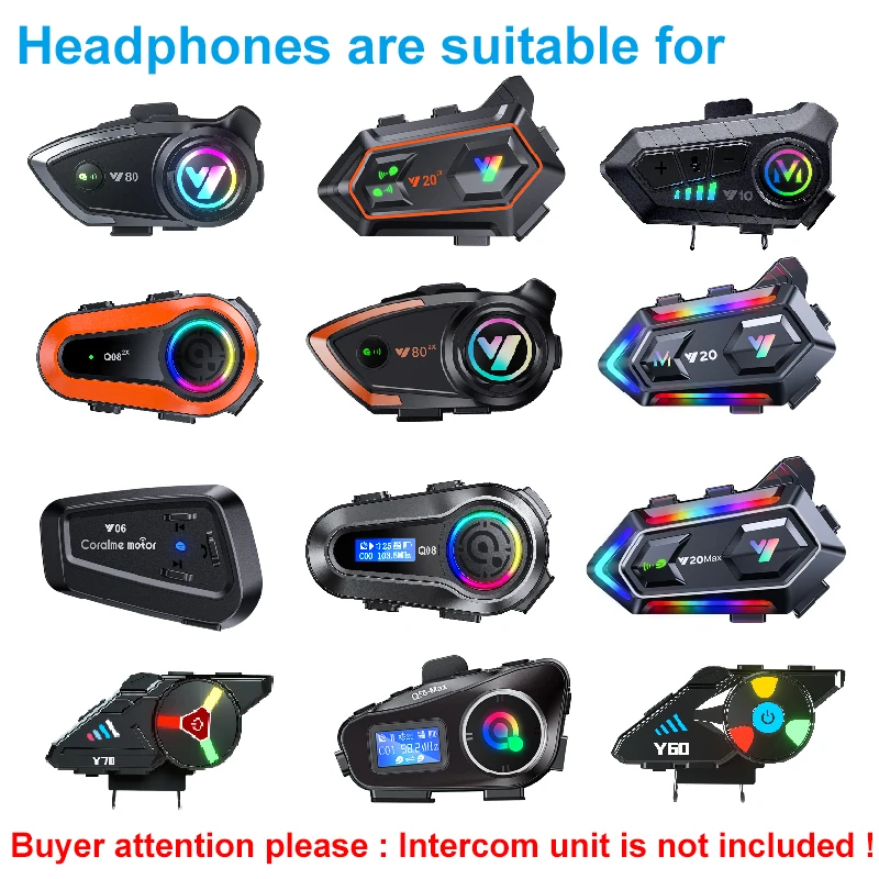 Headset Suitable For Y10/Y10-2 - đánh giá và giá Intercom Headset Helmet