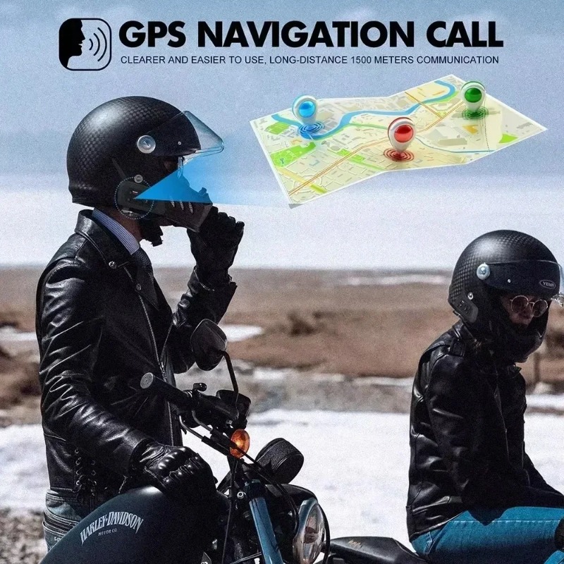 V6 Plus BT5.1 Moto Helmet Inte - đánh giá và giá Intercom Headset Helmet
