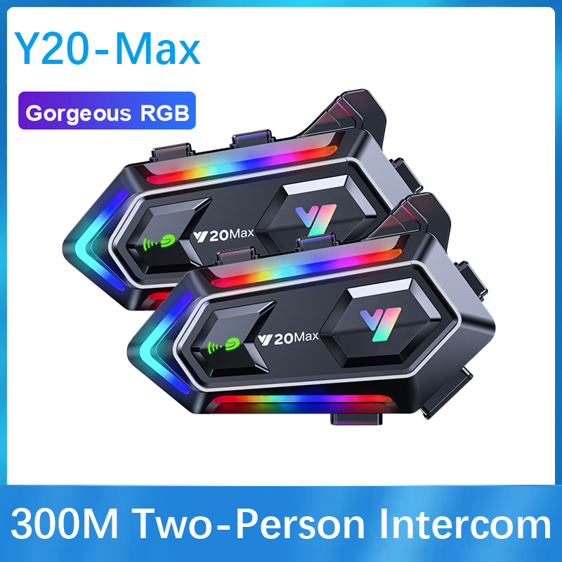 Y20 MAX Motorcycle Helmet Blue - đánh giá và giá Intercom Headset Helmet