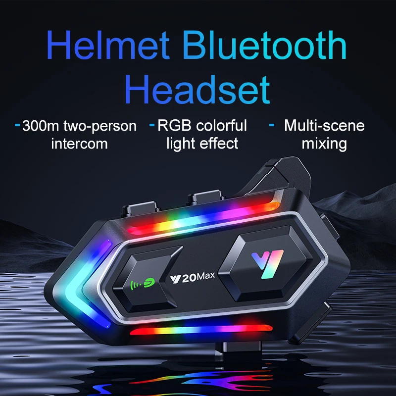 Y20 MAX Motorcycle Helmet Blue - đánh giá và giá Intercom Headset Helmet