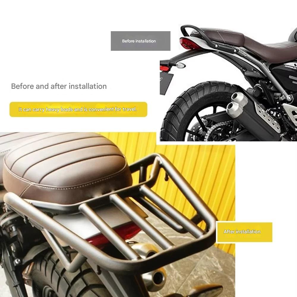 For Scrambler 400  Motorcycle  - đánh giá và giá Tail Bag Rack